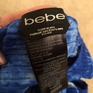 bebe Dresses - Blue and white tie-dye Bebe dress bebe Dresses - Blue and white tie-dye Bebe dress